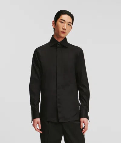 Karl Lagerfeld Karl Essential Shirt In Black