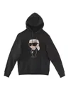 Karl Lagerfeld Karl Hooded Sweatshirt In Black