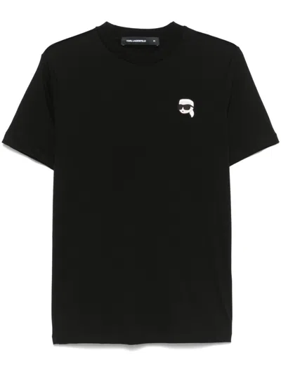 Karl Lagerfeld Ikon T-shirt In Black
