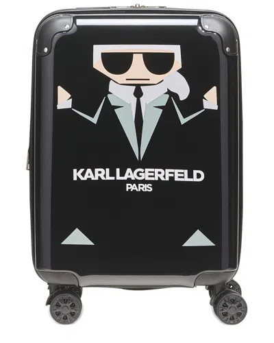 Karl Lagerfeld Karl In A Box 21in Expandable Spinner Hard Case