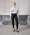 Karl Lagerfeld Karl Kameo Patterned Skinny Jeans In Black