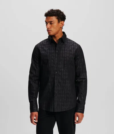 Karl Lagerfeld Karl Kameo Shirt In Black