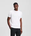Karl Lagerfeld Karl Kameo Short-sleeved Sweatshirt In White