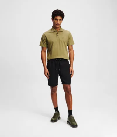 Karl Lagerfeld Karl Kameo Shorts In Black