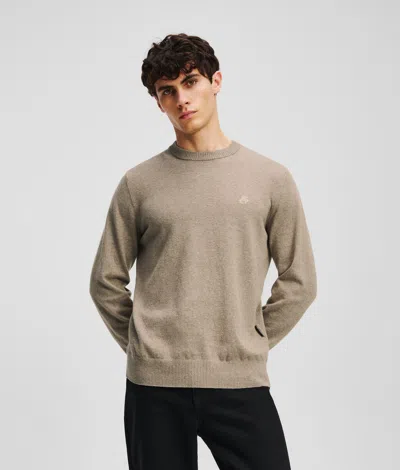 Karl Lagerfeld Karl Kameo Sweater In Brown