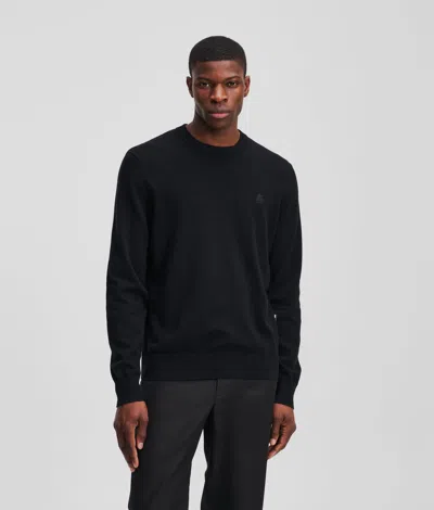Karl Lagerfeld Karl Kameo Sweater In Black