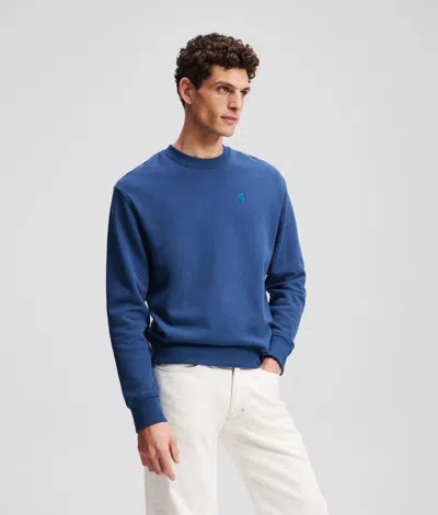 Karl Lagerfeld Karl Kameo Sweatshirt In Blue