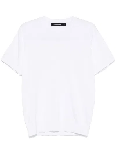 Karl Lagerfeld Karl Kameo T-shirt In White