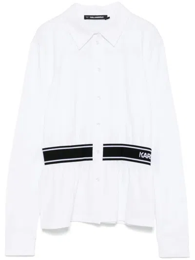 Karl Lagerfeld Logo Jersey Shirt