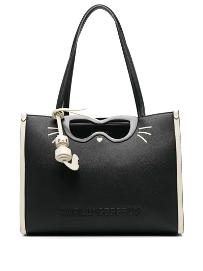 Karl Lagerfeld Logo-lettering Tote Bag
