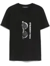 Karl Lagerfeld Sunglasses T-shirt In Black