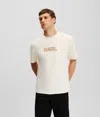Karl Lagerfeld Logo-print Crew-neck T-shirt In White