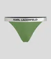 Karl Lagerfeld Logo-waistband Bikini Bottoms