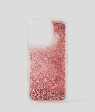 Karl Lagerfeld Karl Logo Glitter Iphone 16 Pro Case