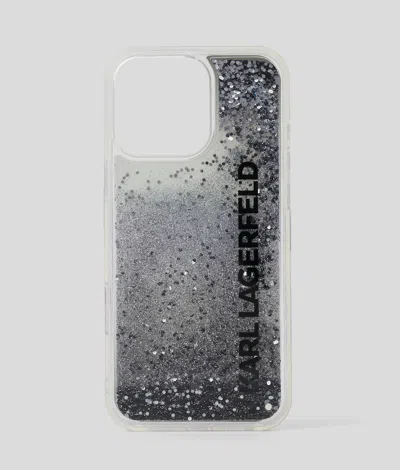 Karl Lagerfeld Karl Logo Glitter Iphone 16 Pro Max Case