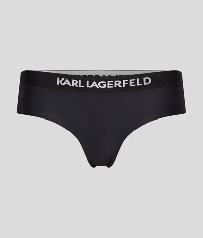 Karl Lagerfeld Karl Logo Hipster Bikini Bottoms