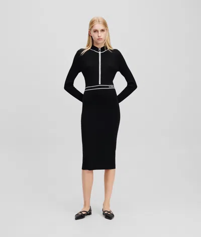 Karl Lagerfeld Karl Logo Knit Dress