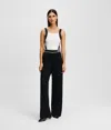 Karl Lagerfeld Zweifarbiger Jumpsuit In Black