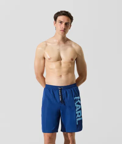 Karl Lagerfeld Karl Logo Long Board Shorts