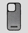 Karl Lagerfeld Karl Logo Rhinestone Iphone 16 Pro Max Case
