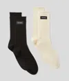 Karl Lagerfeld K/essential Logo Socks (pack Of Two)