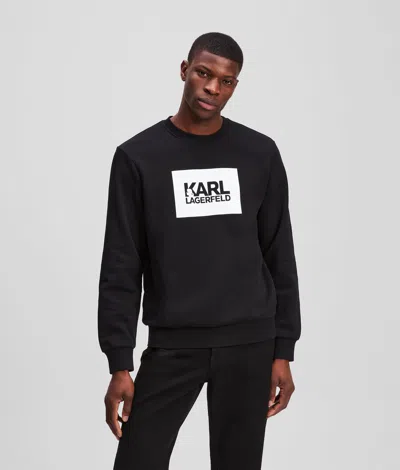 Karl Lagerfeld Karl Logo Sweatshirt In Black
