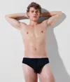 Karl Lagerfeld Karl Logo Swim Briefs In Black