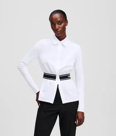 Karl Lagerfeld Karl Logo Tape Shirt