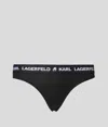 Karl Lagerfeld Logo-waistband Thong