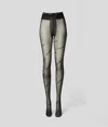 Karl Lagerfeld Karl Logo Tights In Black