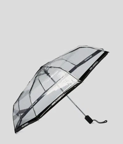 Karl Lagerfeld Karl Logo Transparent Umbrella