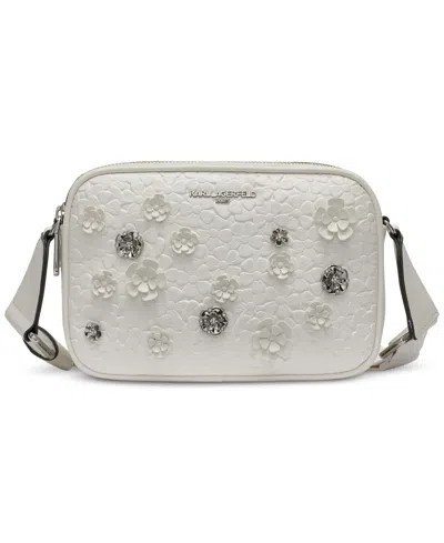Karl Lagerfeld Karl Maybelle Crossbody With Floral Pins