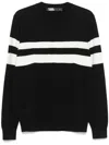 Karl Lagerfeld Karl Monogram-jacquard Sweater In Black