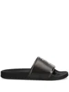 Karl Lagerfeld Karl-motif Flip Flops In Black