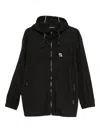 Karl Lagerfeld Karl-motif Hooded Jacket In Black