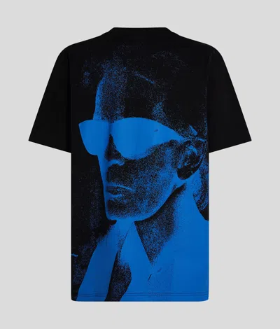 Karl Lagerfeld Karl Print Graphic T-shirt In Blue
