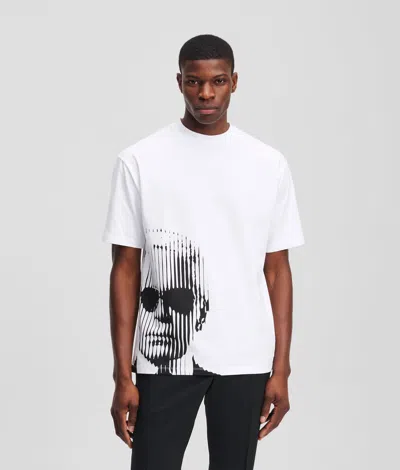 Karl Lagerfeld Karl Print T-shirt In White
