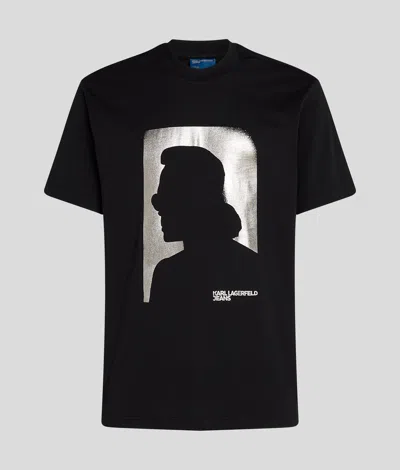Karl Lagerfeld Karl Print T-shirt In Black