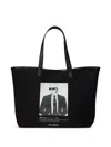 Karl Lagerfeld Karl-print Tote Bag In Black