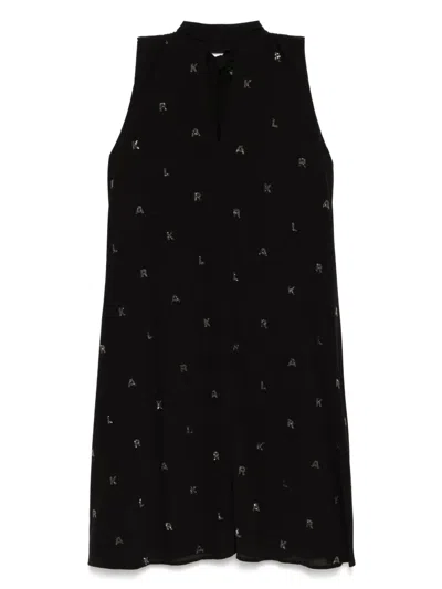 Karl Lagerfeld Karl Rhinestone Cocktail Dress
