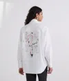Karl Lagerfeld Karl Series Poplin Shirt In White