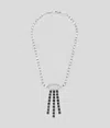 Karl Lagerfeld Karl Signature Drop Necklace