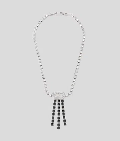 Karl Lagerfeld Karl Signature Drop Necklace