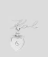 Karl Lagerfeld Karl Signature Heart Earring