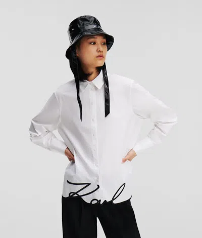 Karl Lagerfeld Karl Signature Hem Shirt