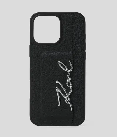 Karl Lagerfeld Karl Signature Iphone 16 Pro Max Case