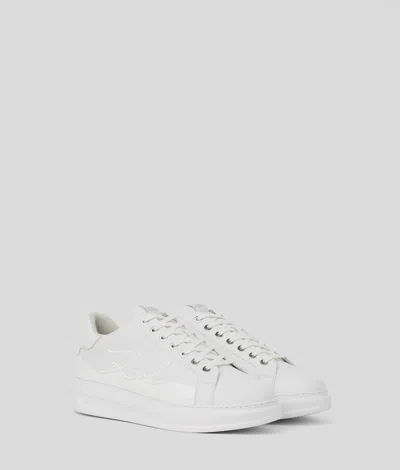 Karl Lagerfeld Karl Signature Kapri Sneakers In White