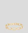 Karl Lagerfeld Karl Signature Pavé Chain Bracelet