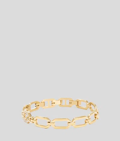Karl Lagerfeld Karl Signature Pavé Chain Bracelet