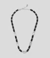Karl Lagerfeld Karl Signature Pavé Chain Necklace